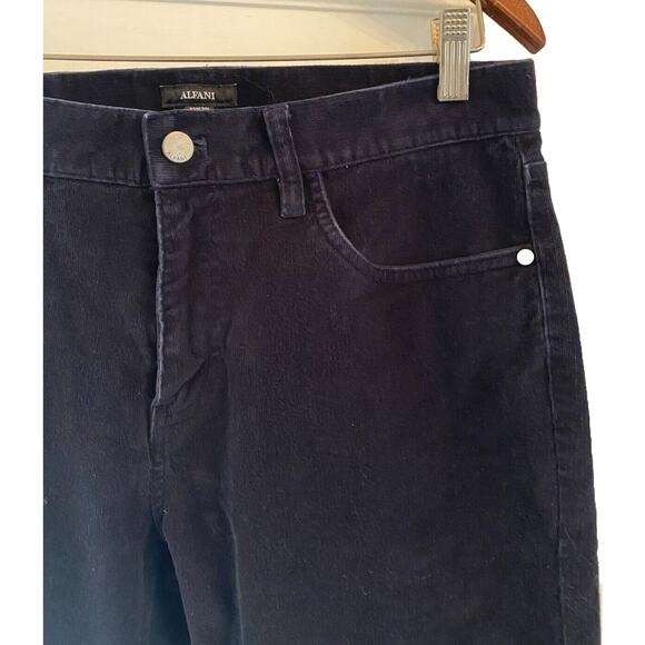Alfani Mens Corduroy Pants Size 32x30 Color Navy Blue Five-Pocket Cotton Import - Picture 5 of 16